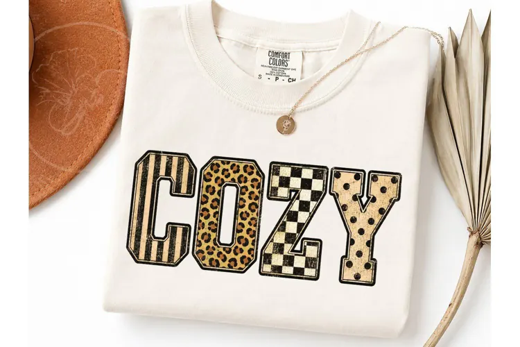 Cozy Fall Halloween PNG Shirt Design