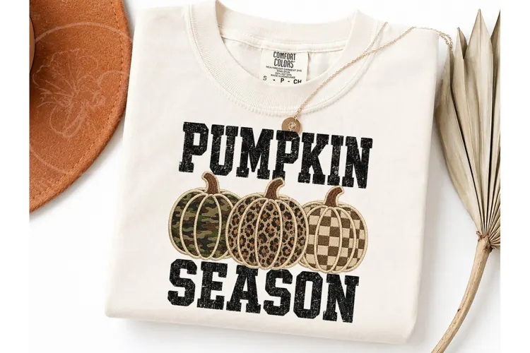 Pumpkin Season Fall PNG Shirt Design