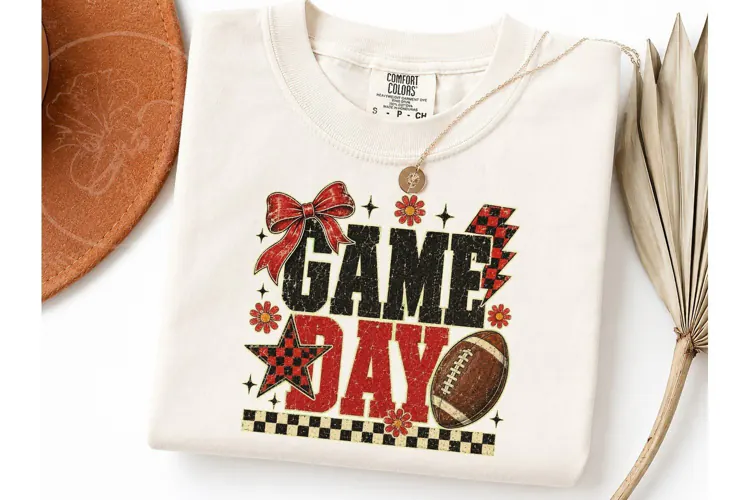 Game Day Football PNG Shirt Design