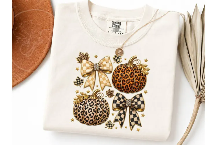 Leopard Pumpkin Coquette Bow Fall PNG-Leopard Pumpkin Coquet