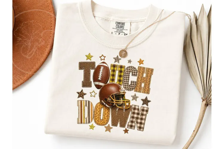 Touchdown Football Halloween PNG Tee