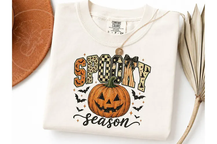 Spooky Season Pumpkin Halloween PNG Tee-Spooky Season Pumpki