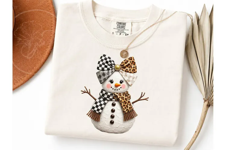 Cute Snowman Halloween PNG Sublimation T