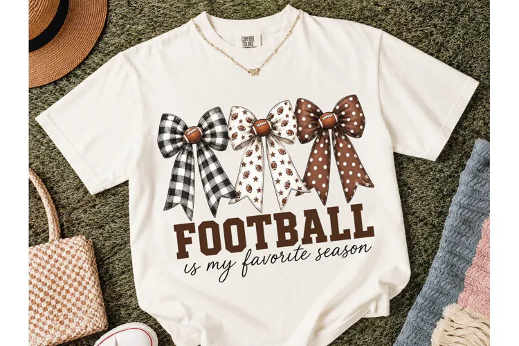 Football Is My Favorite Season PNG Tee
