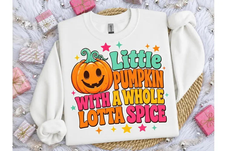 Little Pumpkin Lotta Spice PNG Tee