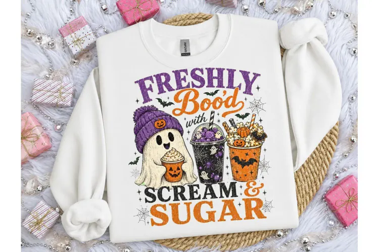 Freshly Bood Halloween Ghost PNG Shirt