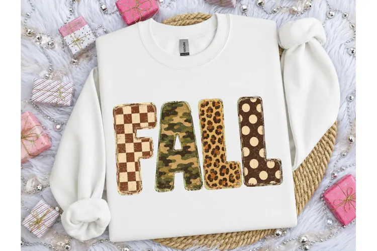 Fall Mixed Pattern PNG Sublimation Tee