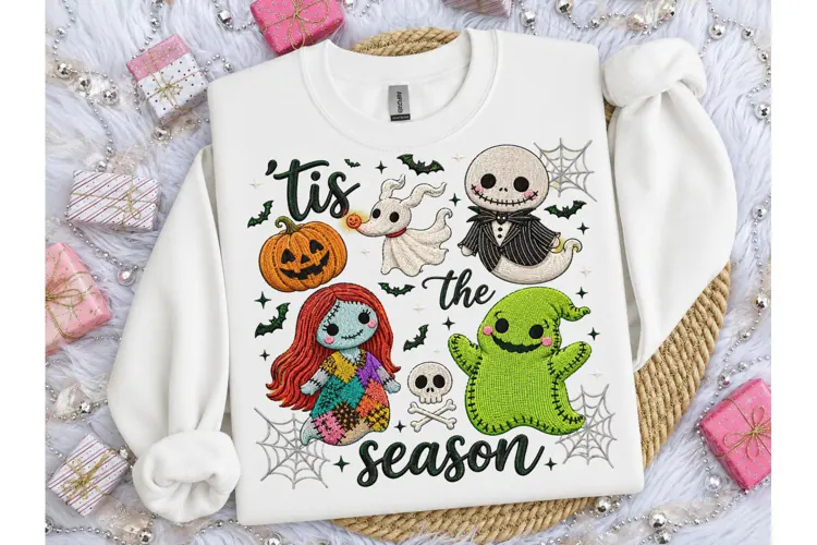 Tis The Season Halloween PNG Tee Design