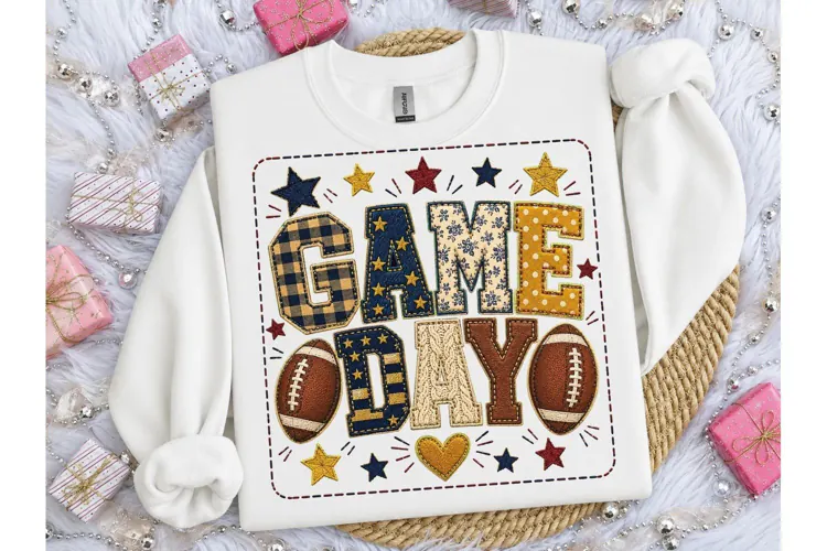 Game Day Football PNG Sublimation Tee