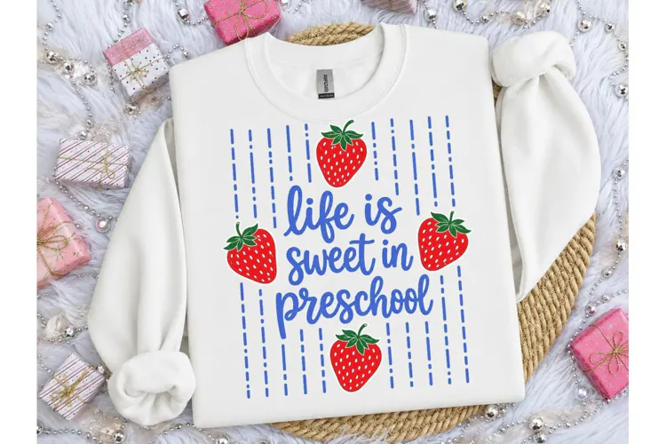 Life Is Sweet Preschool PNG Shirt Design