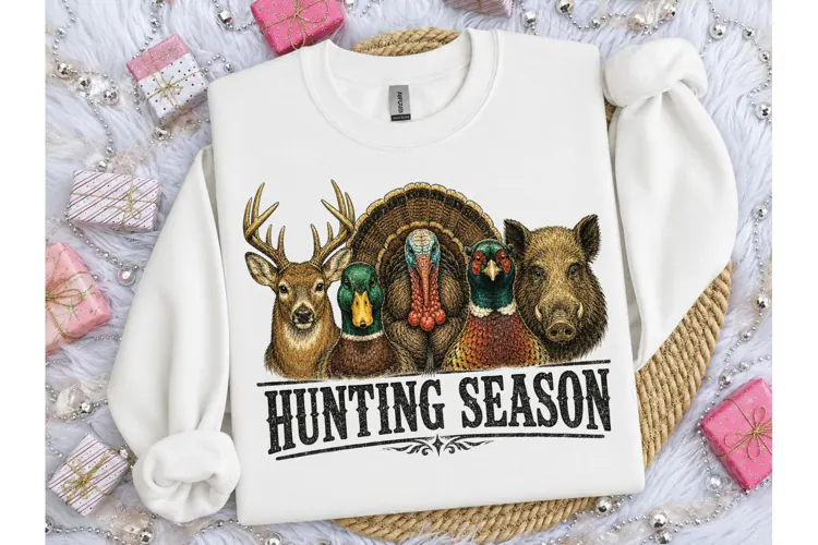 Hunting Season Wildlife PNG Shirt Design