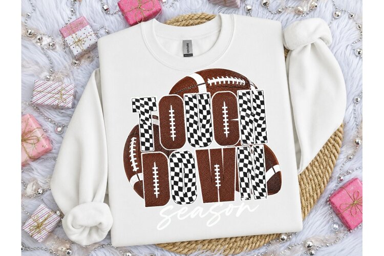 Touchdown Season Football PNG Tee Design example image 1