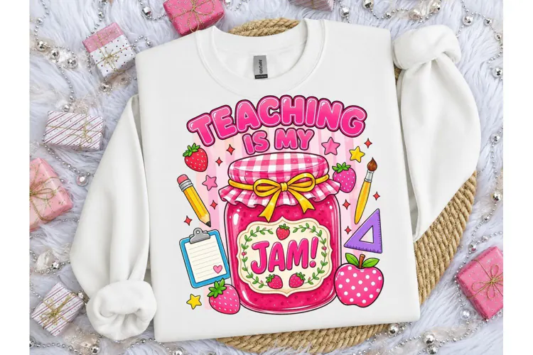 Teaching Is My Jam PNG Shirt Design