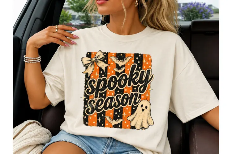 Spooky Season Halloween PNG Shirt Design