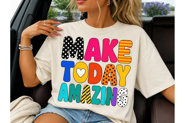 Make Today Amazing PNG Sublimation Tee-Make Today Amazing PN