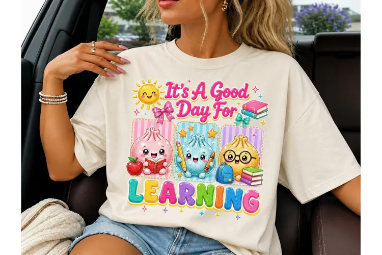 Good Day For Learning Teacher PNG Tee