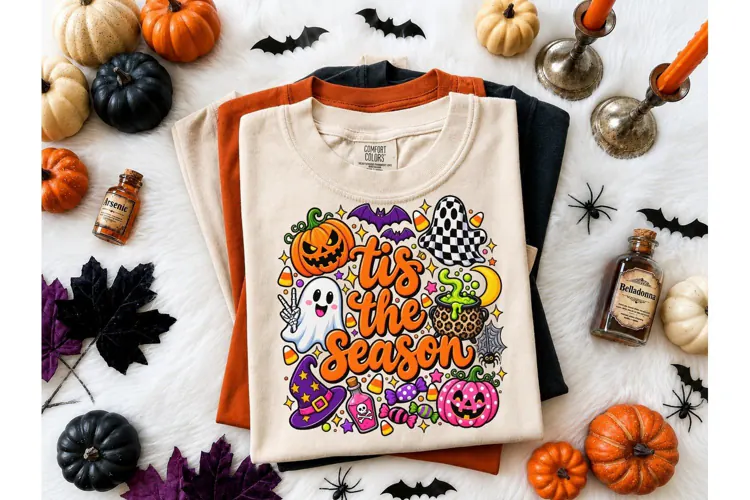 Tis The Season Halloween PNG Shirt