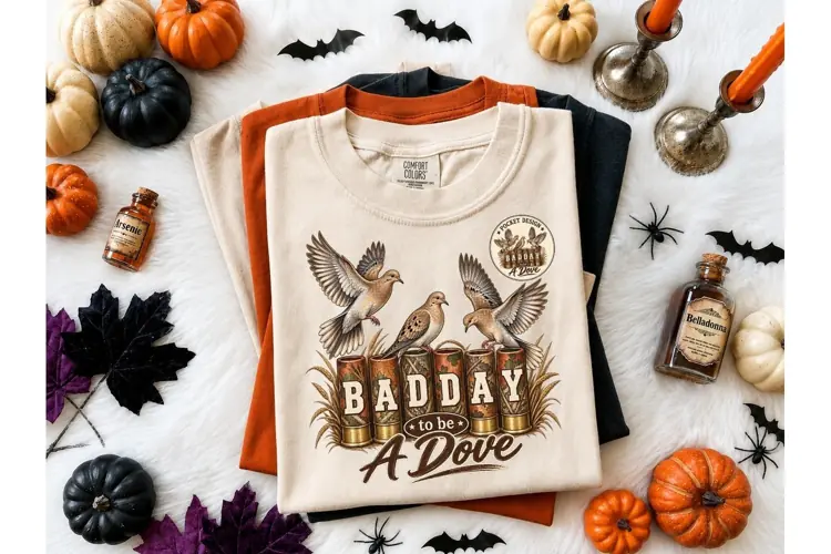 Bad Day To Be A Dove PNG Hunting Tee