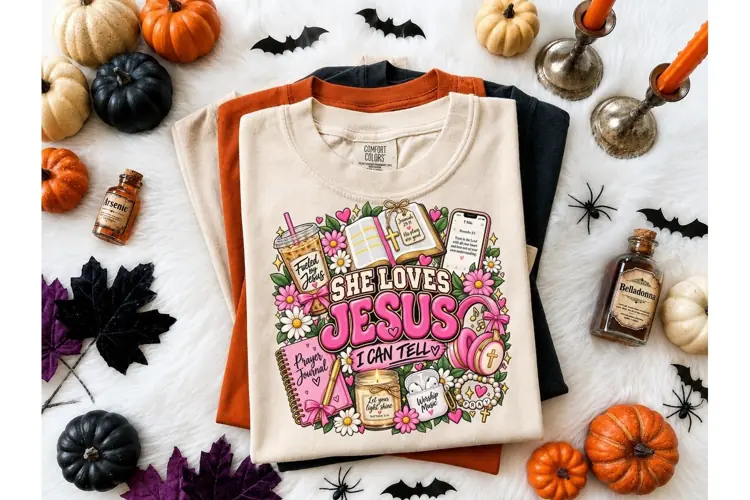 She Loves Jesus I Can Tell PNG Tee