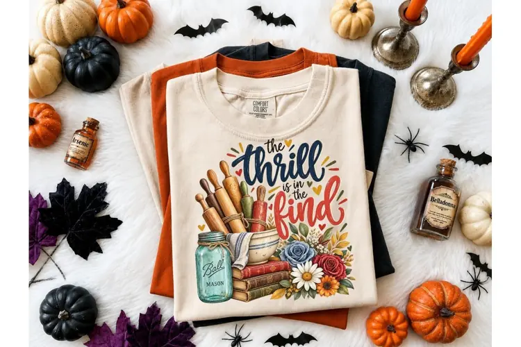 Thrill Is In The Find Antique PNG Tee