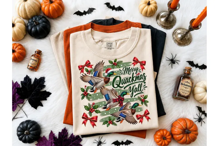 Merry Quackmas Yall Duck PNG Shirt