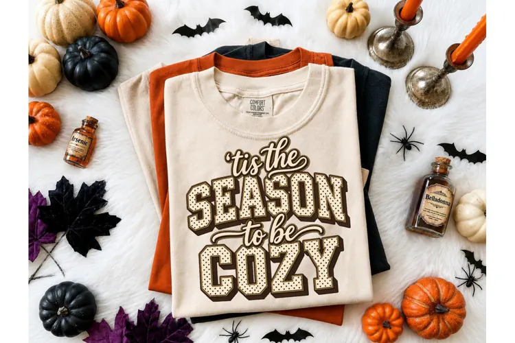 Tis The Season To Be Cozy PNG Tee