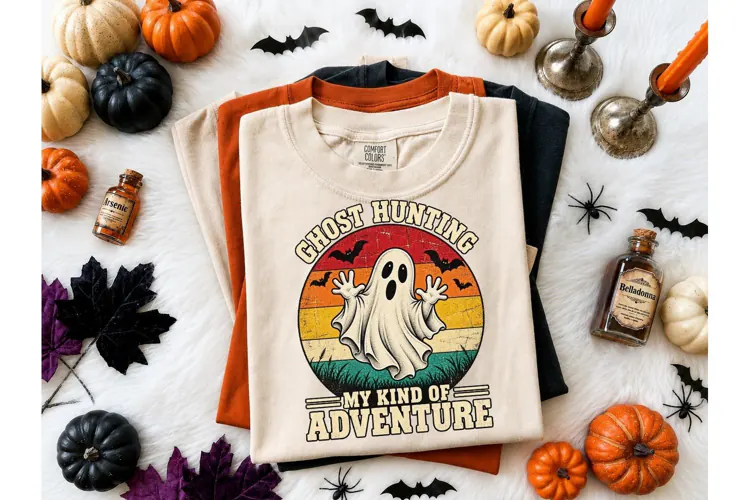 Ghost Hunting Adventure PNG Shirt Design