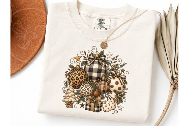 Christmas Ornaments Halloween PNG Tee example image 1