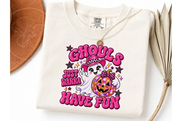 Ghouls Just Wanna Have Fun PNG Tee