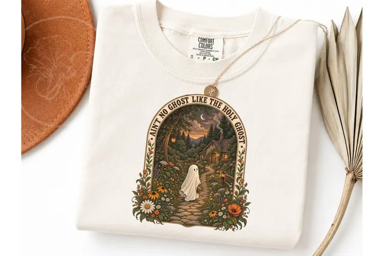 Holy Ghost Halloween PNG Shirt Design