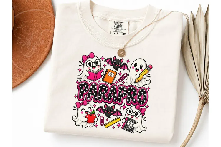 Parapro Halloween Ghost PNG Shirt Design