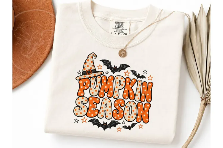 Pumpkin Season Halloween PNG Tee Design