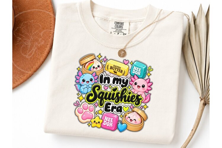 In My Squishies Era PNG Kawaii Tee example image 1
