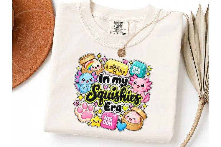 In My Squishies Era PNG Kawaii Tee