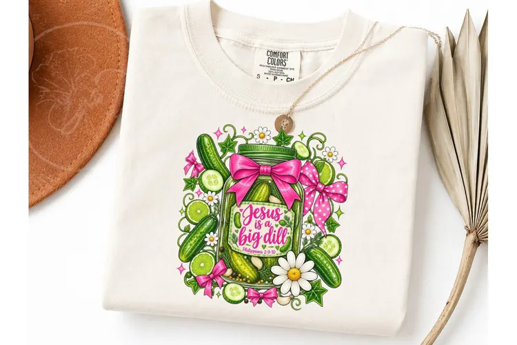 Jesus Is A Big Dill Pickle PNG Tee