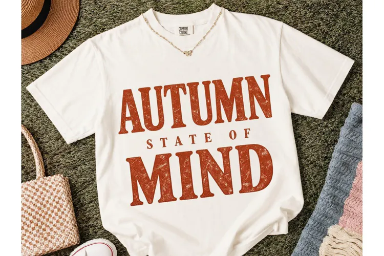 Autumn State of Mind PNG Shirt Design