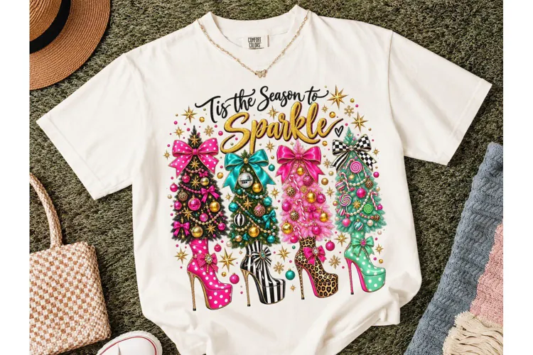 Tis The Season To Sparkle PNG Shirt