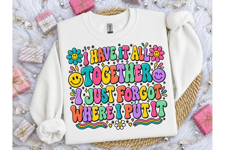 I Have It All Together Funny PNG Tee