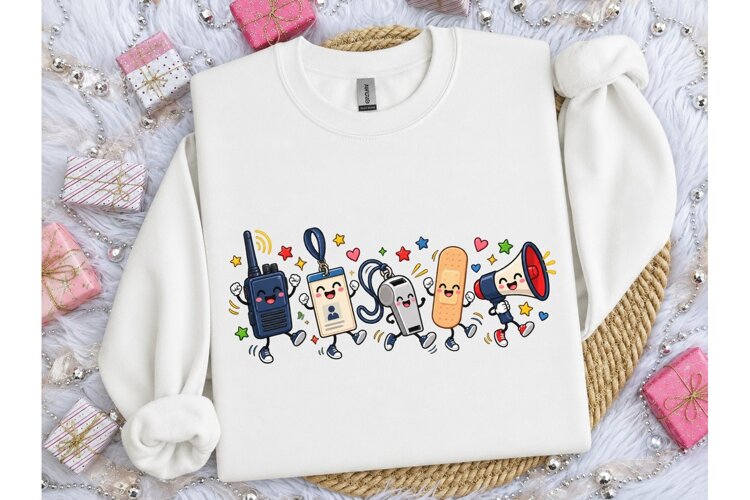 Cute Camp Counselor PNG Shirt Design example image 1