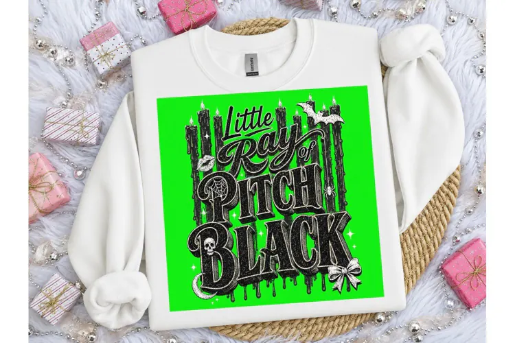 Little Ray of Pitch Black PNG Halloween