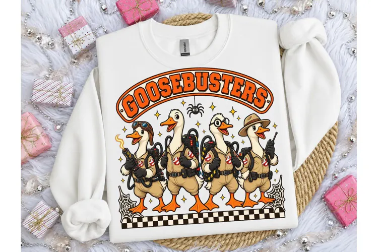 Goosebusters Halloween PNG Tee Design