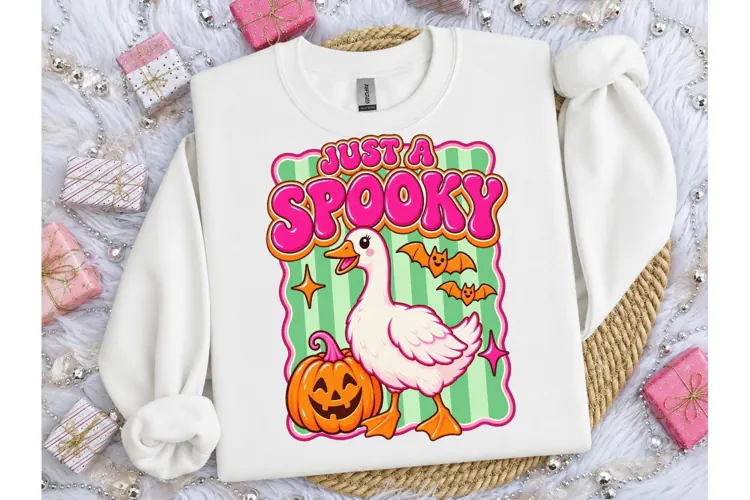 Just A Spooky Duck Halloween PNG Tee