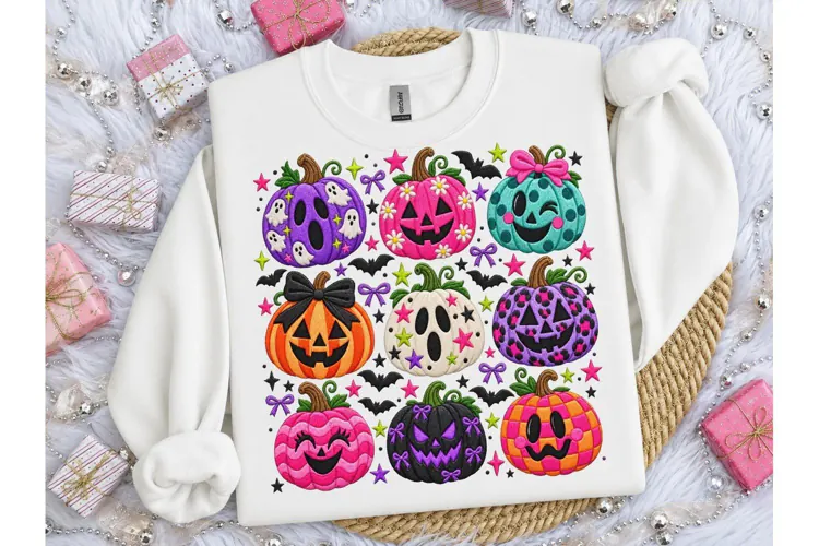 Halloween Pumpkin PNG Shirt Design