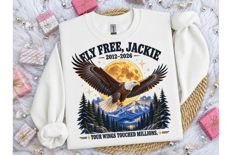 Fly Free Eagle Memorial PNG Shirt Design