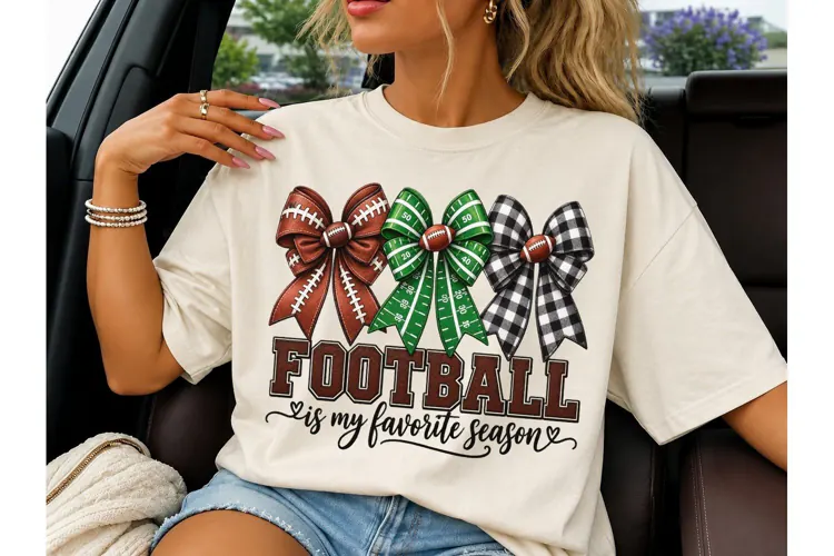 Football Is My Favorite Season PNG Tee