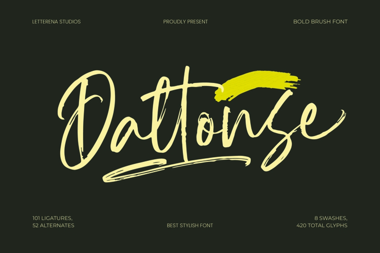 Daltonse Best Stylish Font