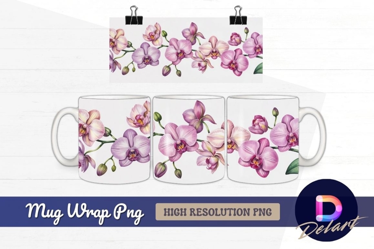 Orchid Clipart Image 7