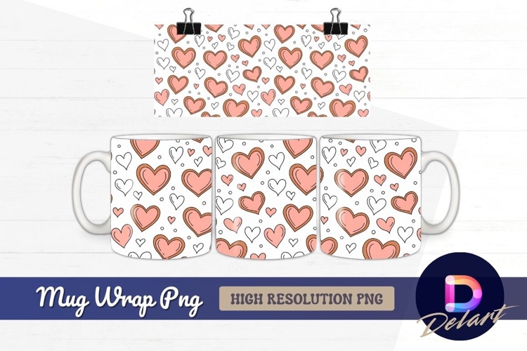 Pink Heart Background Image 3