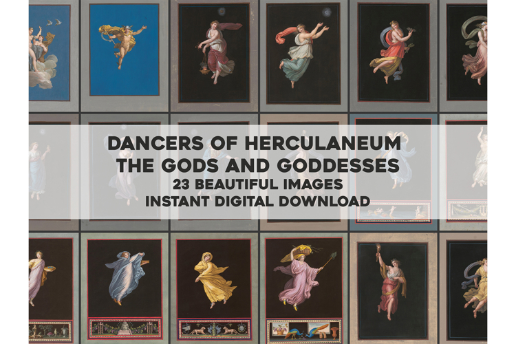 Dancers of Herculaneum Gods and Goddesses Artworks Bundle