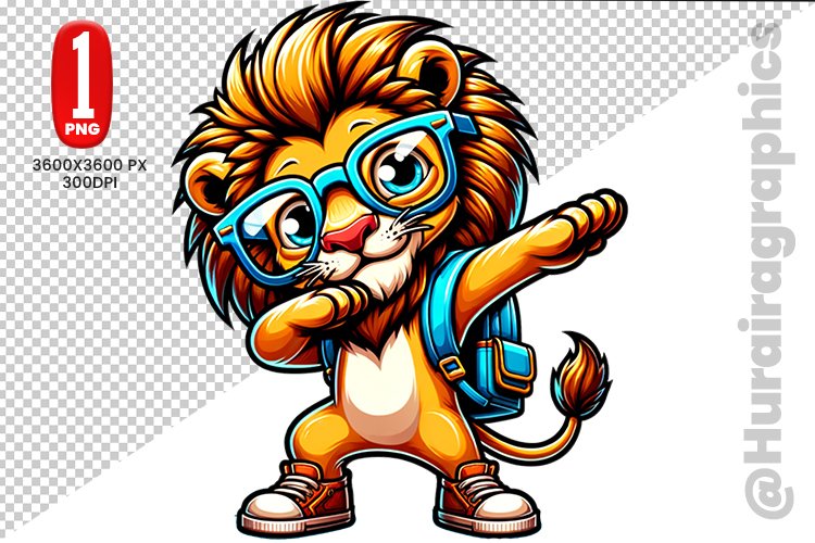 Dancing Animal Clipart - PNG File